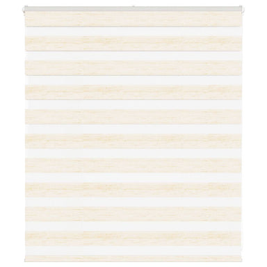 Zebra rolgordijn 125x100 cm stofbreedte 120,9 cm marmerbeige