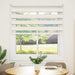 Zebra rolgordijn 130x100 cm stofbreedte 125,9 cm marmerbeige