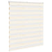 Zebra rolgordijn 130x100 cm stofbreedte 125,9 cm marmerbeige