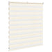 Zebra rolgordijn 130x100 cm stofbreedte 125,9 cm marmerbeige