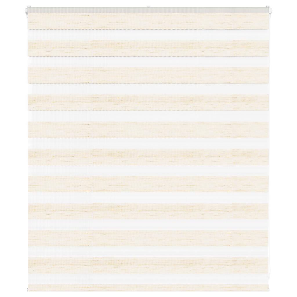 Zebra rolgordijn 135x100 cm stofbreedte 130,9 cm marmerbeige