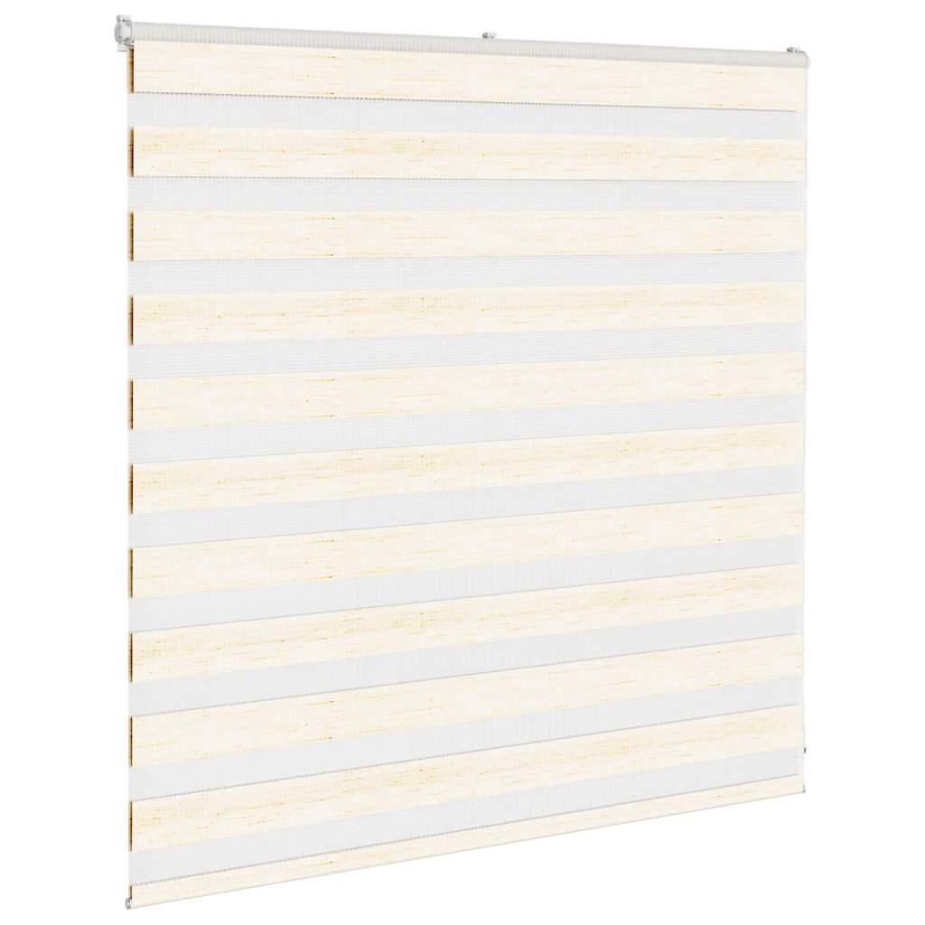 Zebra rolgordijn 145x100 cm stofbreedte 140,9 cm marmerbeige