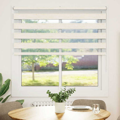 Zebra rolgordijn 150x100 cm stofbreedte 145,9 cm marmerbeige
