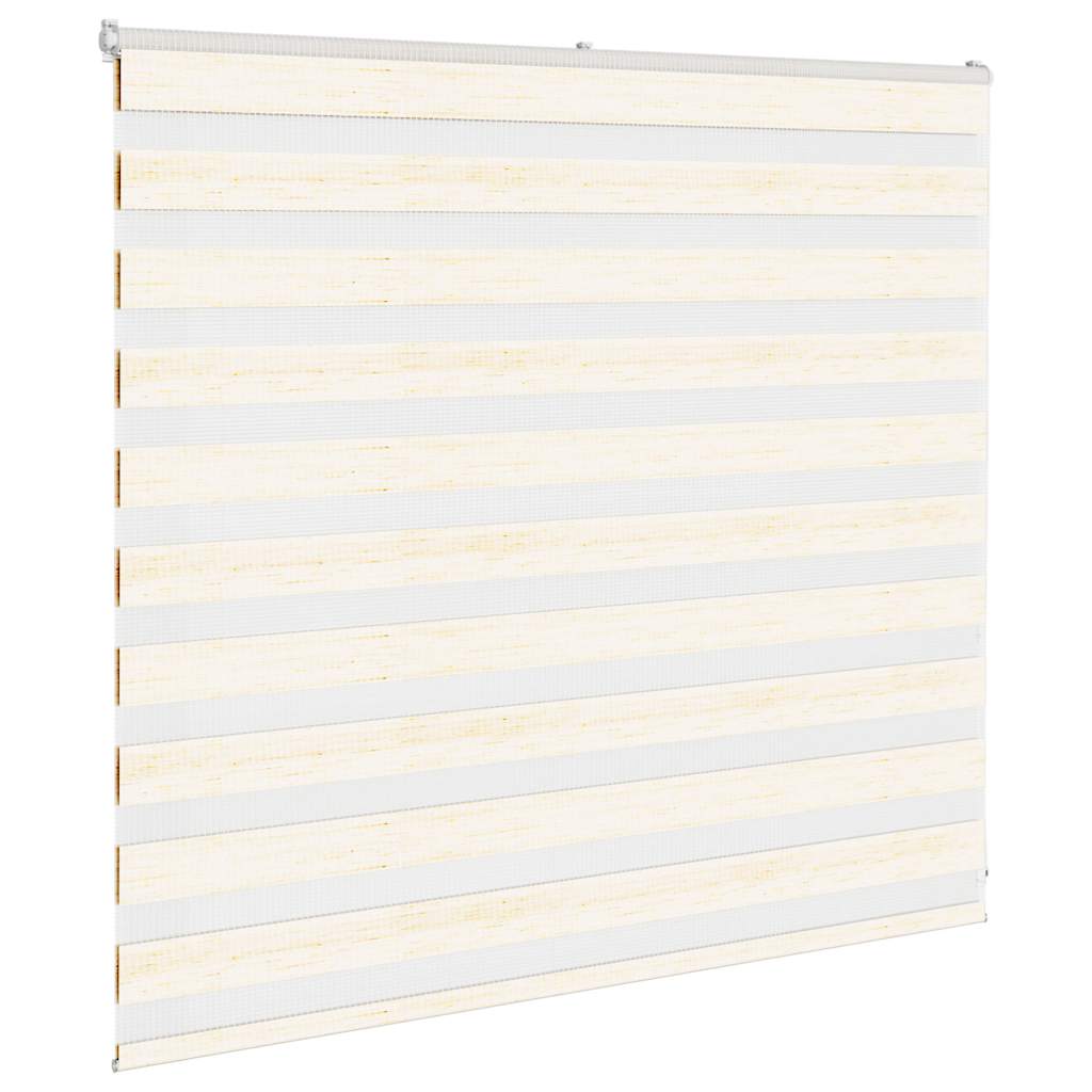 Zebra rolgordijn 160x100 cm stofbreedte 155,9 cm marmerbeige
