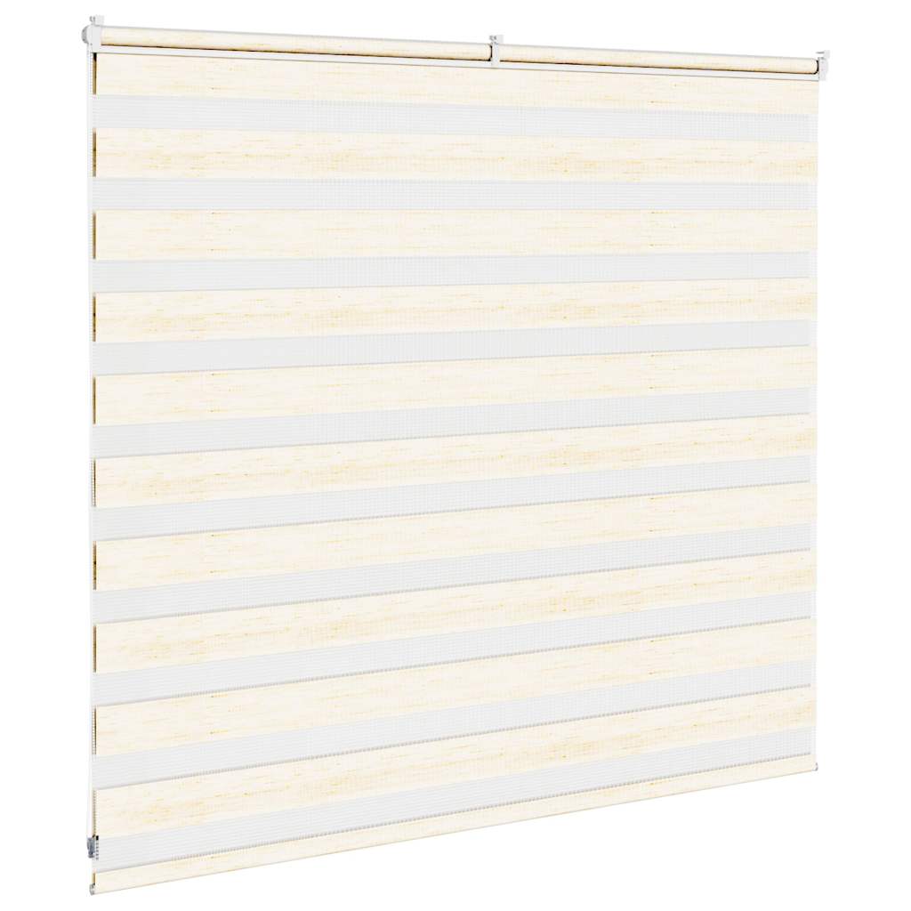 Zebra rolgordijn 160x100 cm stofbreedte 155,9 cm marmerbeige
