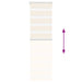 Zebra Blind 50x150 cm stofbreedte 55,9 cm polyester marmerbeige