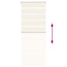 Zebra Blind 60x150 cm stofbreedte 55,9 cm polyester marmerbeige