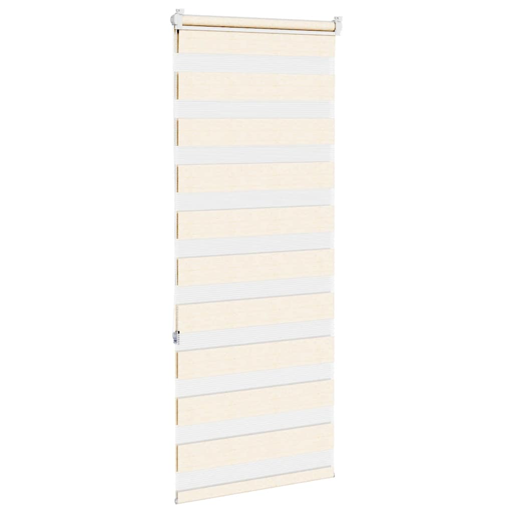 Zebra rolgordijn 65x150 cm stofbreedte 60,9 cm marmerbeige