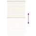 Zebra rolgordijn 70x150 cm stofbreedte 65,9 cm marmerbeige