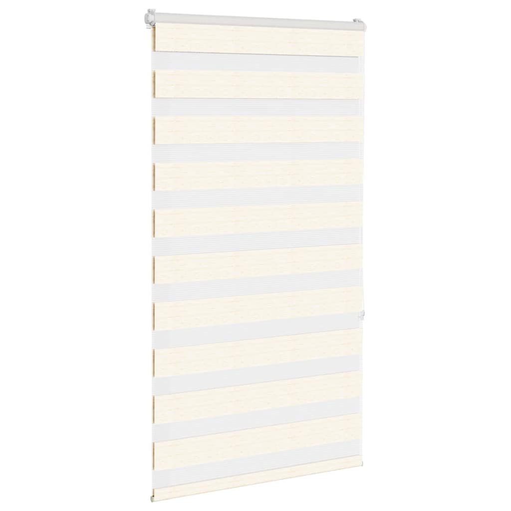 Zebra rolgordijn 75x150 cm stofbreedte 70,9 cm marmerbeige