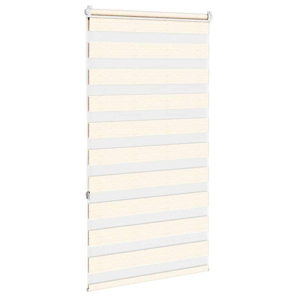 Zebra rolgordijn 75x150 cm stofbreedte 70,9 cm marmerbeige