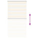 Zebra rolgordijn 75x150 cm stofbreedte 70,9 cm marmerbeige