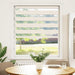 Zebra rolgordijn 95x150 cm stofbreedte 90,9 cm marmerbeige