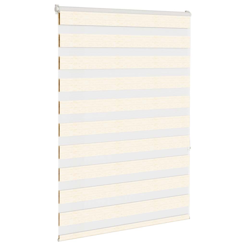 Zebra rolgordijn 95x150 cm stofbreedte 90,9 cm marmerbeige