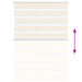 Zebra rolgordijn 95x150 cm stofbreedte 90,9 cm marmerbeige