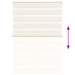 Zebra rolgordijn 110x150 cm stofbreedte 105,9 cm marmerbeige