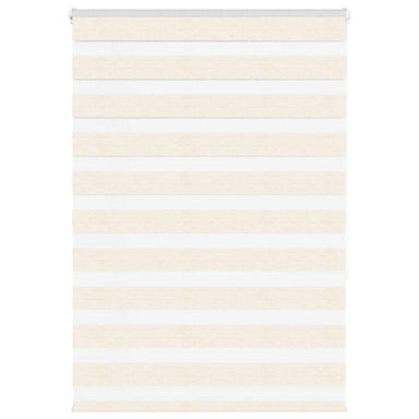 Zebra rolgordijn 115x150 cm stofbreedte 110,9 cm marmerbeige