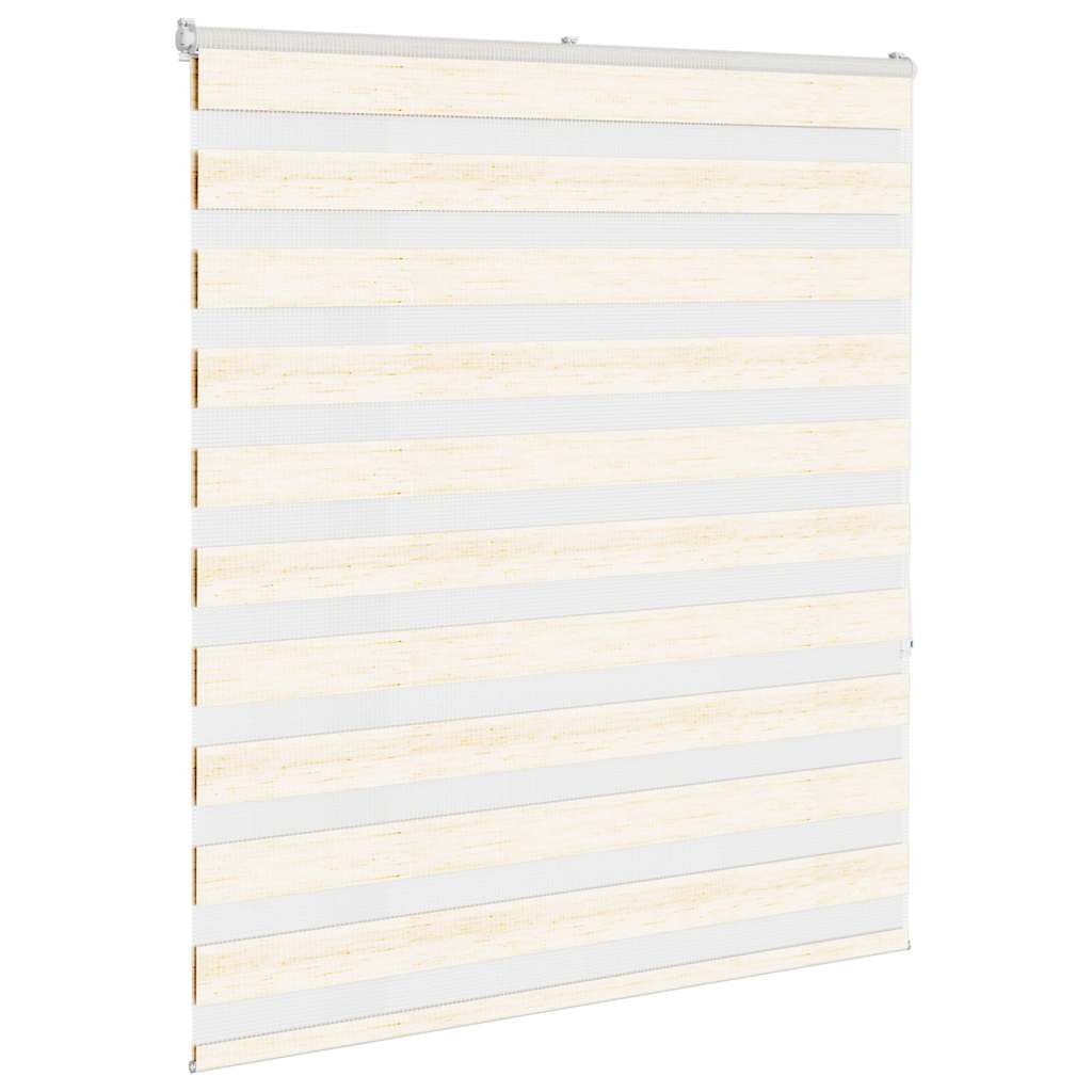 Zebra rolgordijn 120x150 cm stofbreedte 115,9 cm marmerbeige