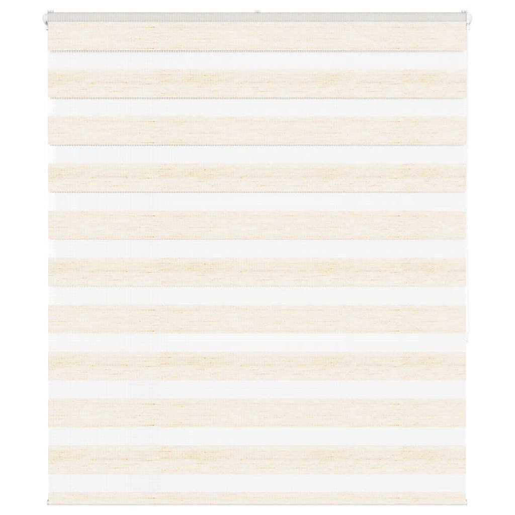 Zebra rolgordijn 130x150 cm stofbreedte 125,9 cm marmerbeige