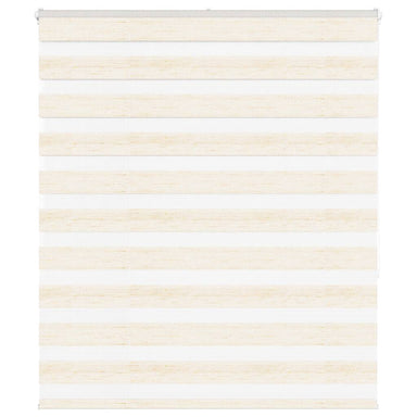 Zebra rolgordijn 130x150 cm stofbreedte 125,9 cm marmerbeige