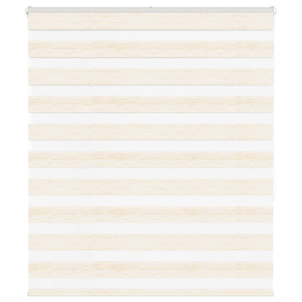 Zebra rolgordijn 135x150 cm stofbreedte 130,9 cm marmerbeige