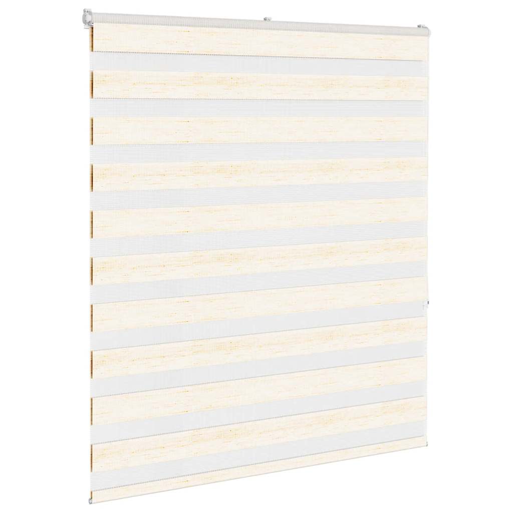 Zebra rolgordijn 135x150 cm stofbreedte 130,9 cm marmerbeige