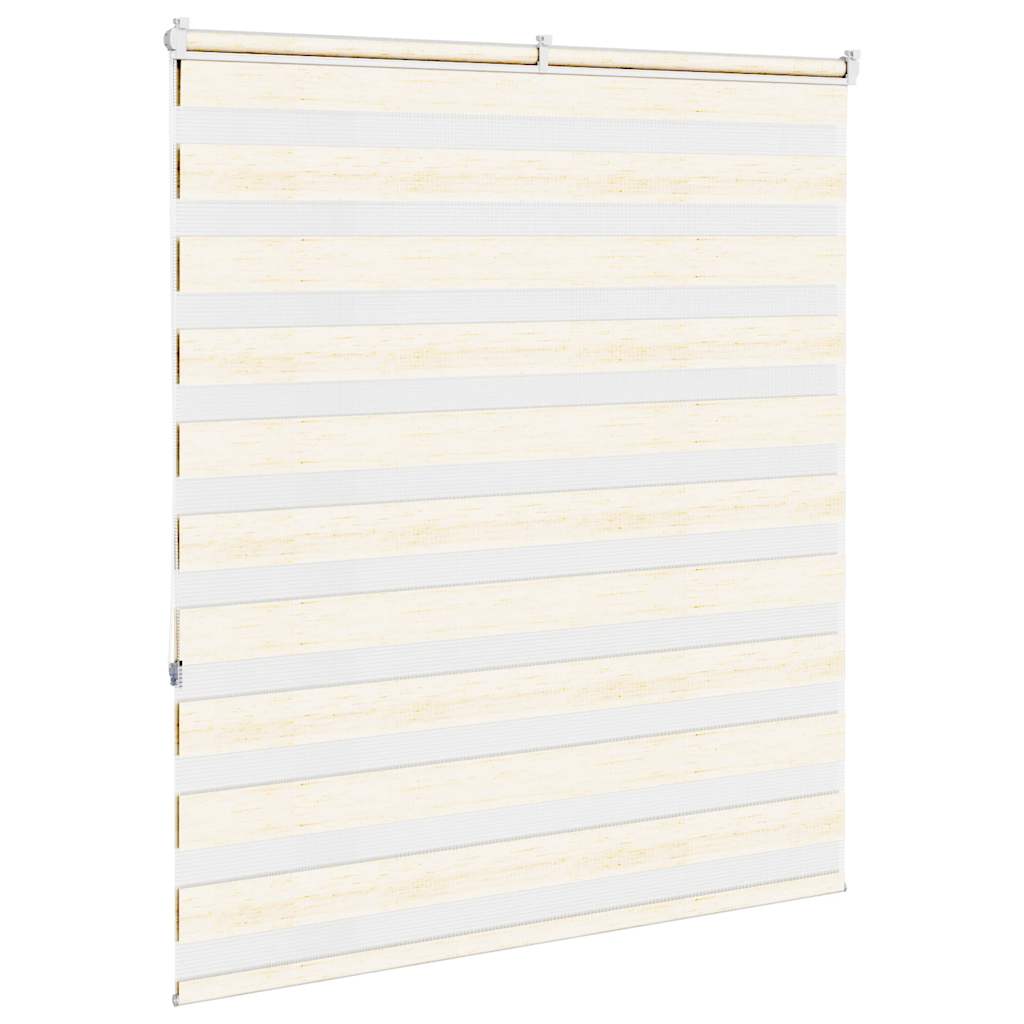 Zebra rolgordijn 135x150 cm stofbreedte 130,9 cm marmerbeige