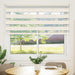 Zebra rolgordijn 165x150 cm stofbreedte 160,9cm marmerbeige