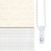 Zebra rolgordijn 165x150 cm stofbreedte 160,9cm marmerbeige