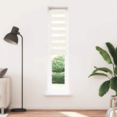 Zebra rolgordijn 50x200 cm stofbreedte 45,9cm marmerbeige