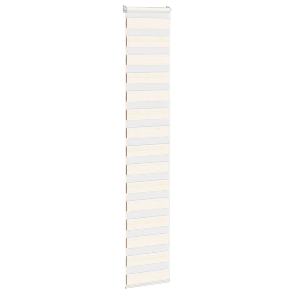Zebra rolgordijn 50x200 cm stofbreedte 45,9cm marmerbeige