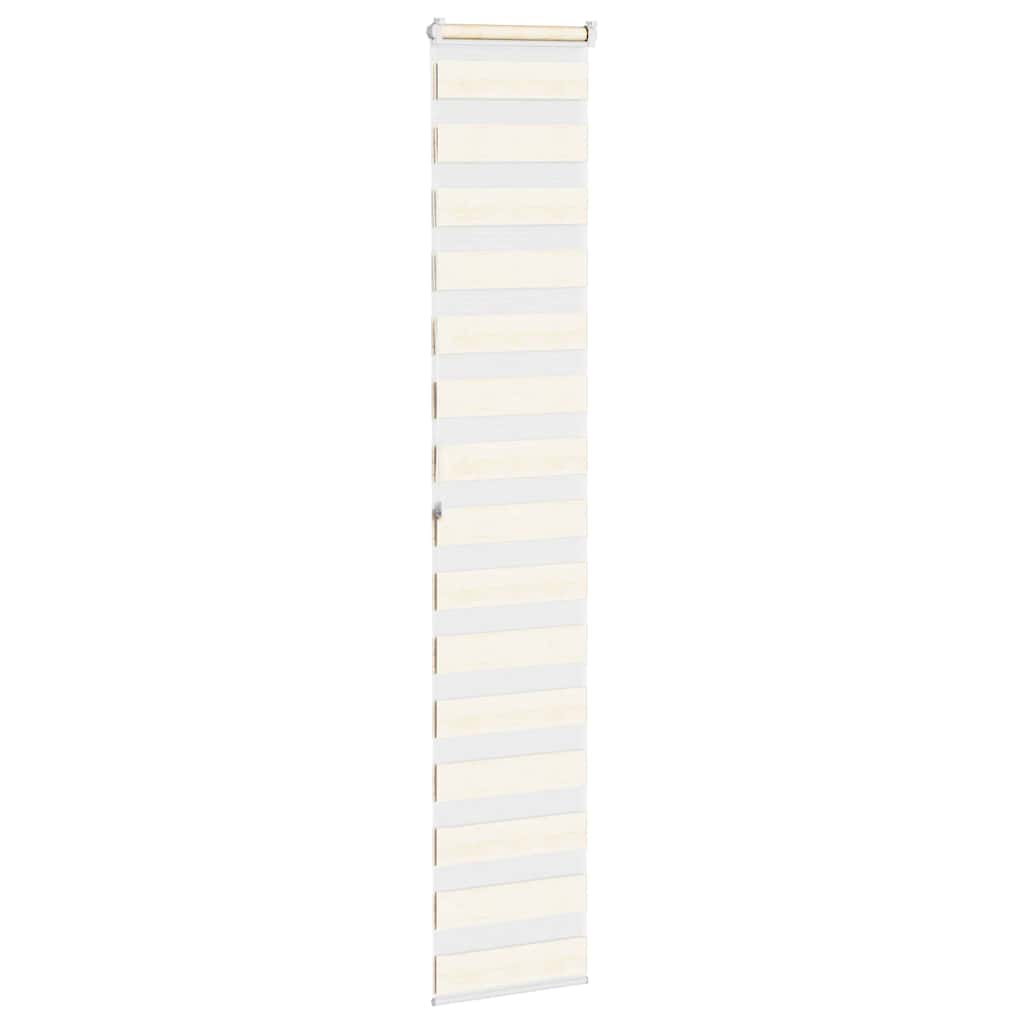 Zebra rolgordijn 50x200 cm stofbreedte 45,9cm marmerbeige