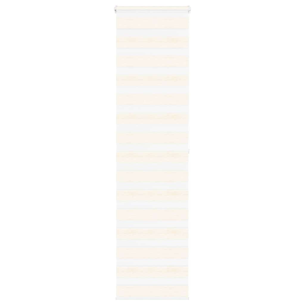 Zebra rolgordijn 60x200 cm stofbreedte marmerbeige 55,9 cm