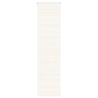 Zebra rolgordijn 60x200 cm stofbreedte marmerbeige 55,9 cm