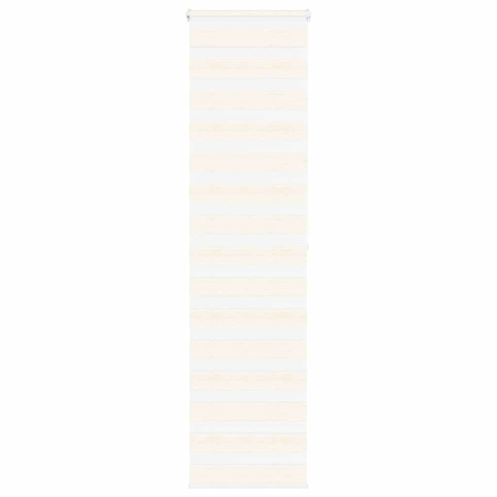 Zebra rolgordijn 65x200 cm stofbreedte 60,9 cm marmerbeige