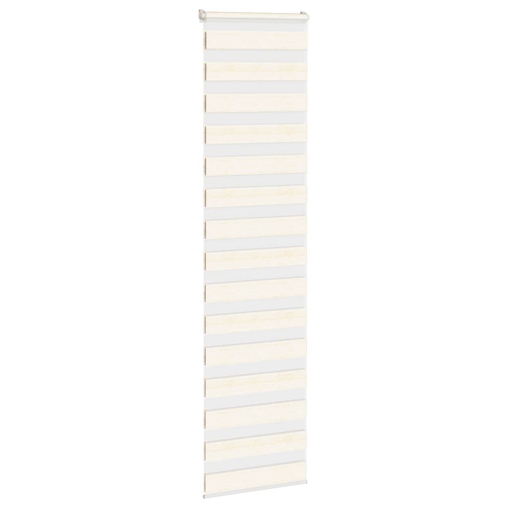 Zebra rolgordijn 65x200 cm stofbreedte 60,9 cm marmerbeige