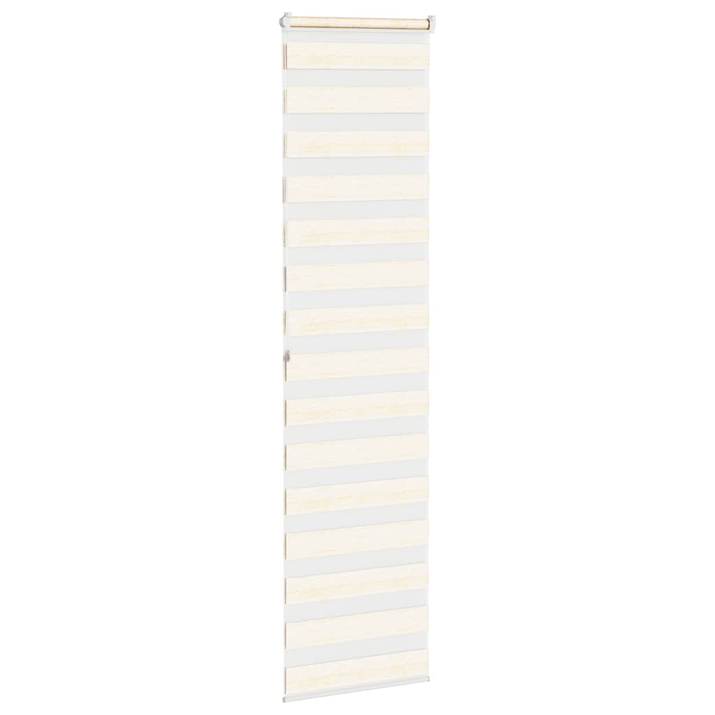 Zebra rolgordijn 65x200 cm stofbreedte 60,9 cm marmerbeige