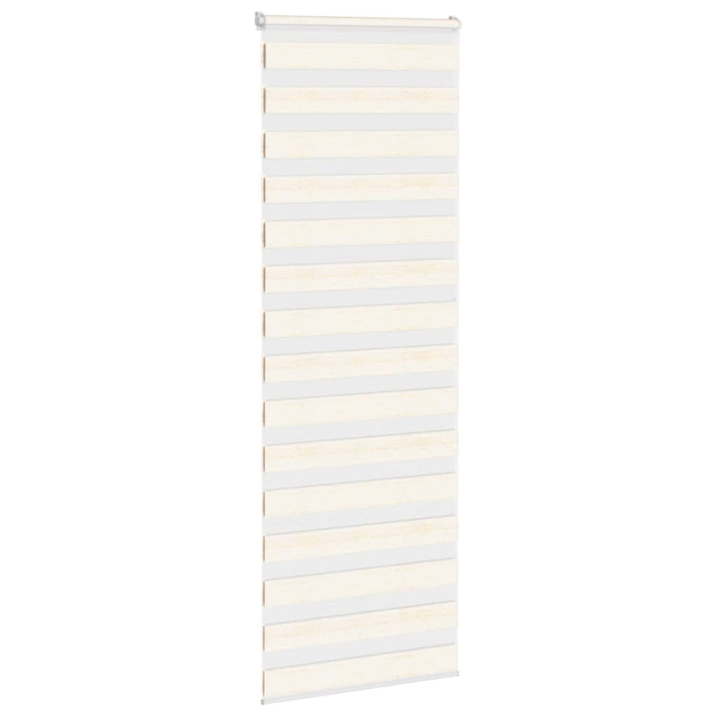 Zebra rolgordijn 70x200 cm stofbreedte 65,9 cm marmerbeige
