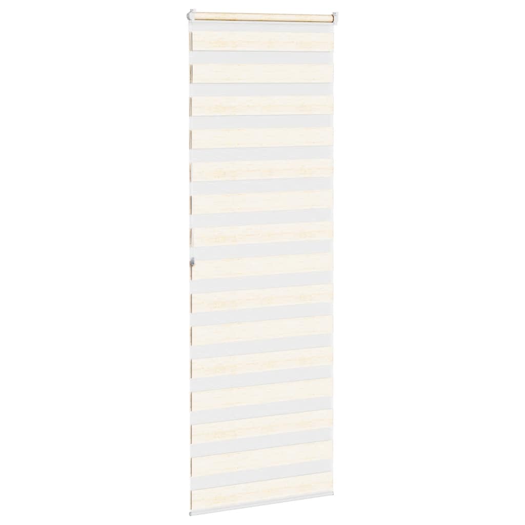 Zebra rolgordijn 70x200 cm stofbreedte 65,9 cm marmerbeige