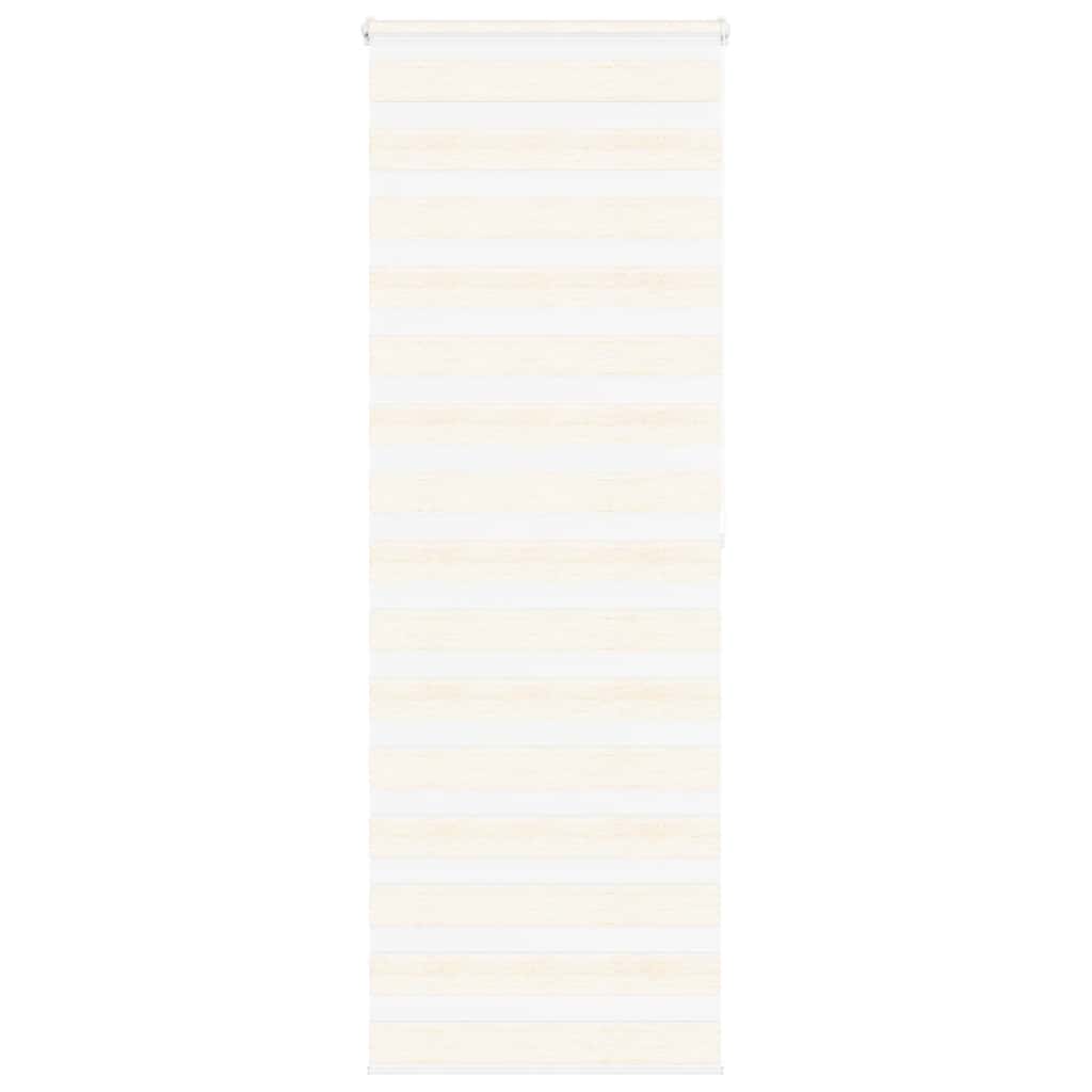 Zebra rolgordijn 80x200 cm stofbreedte 75,9 cm marmerbeige