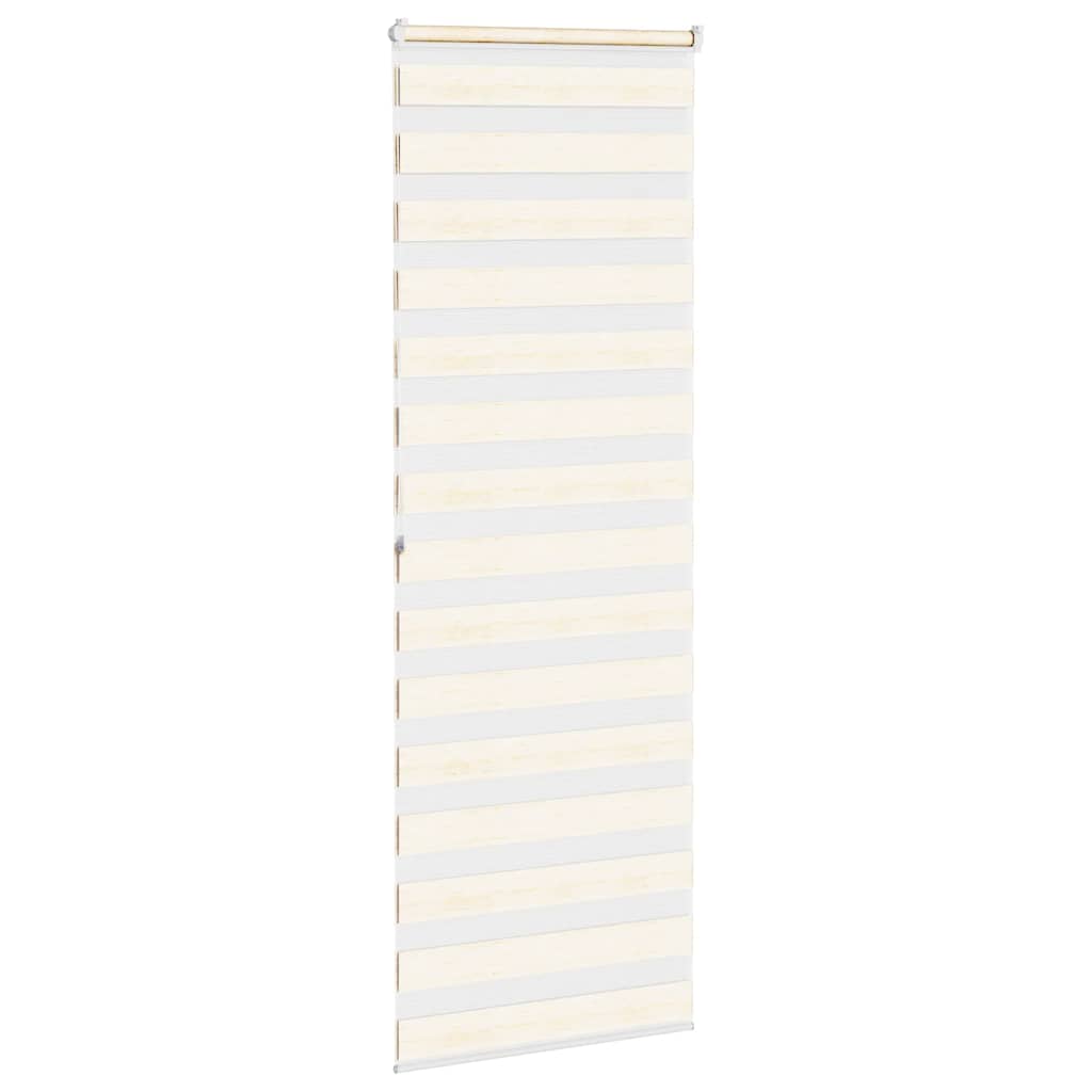 Zebra rolgordijn 90x200 cm stofbreedte 85,9 cm marmerbeige