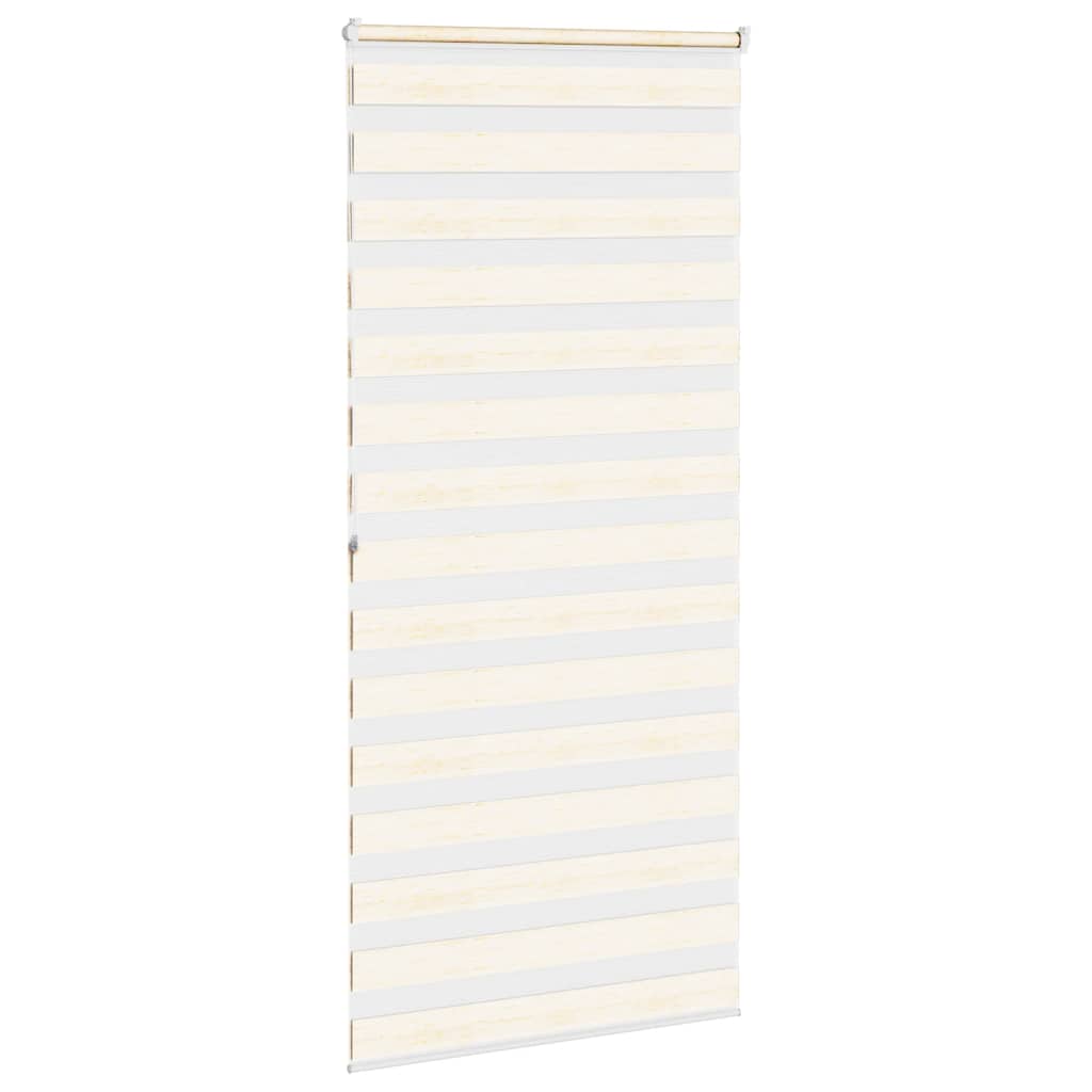 Zebra rolgordijn 95x200 cm stofbreedte 90,9 cm marmerbeige