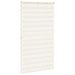 Zebra rolgordijn 130x200 cm stofbreedte 125,9 cm marmerbeige