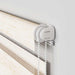 Zebra rolgordijn 150x200 cm stofbreedte 145,9 cm marmerbeige