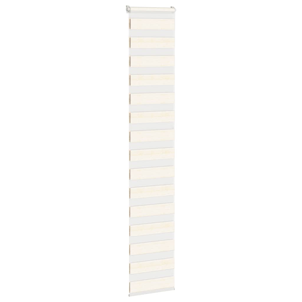 Zebra rolgordijn 40x230 cm stofbreedte 35,9 cm marmerbeige