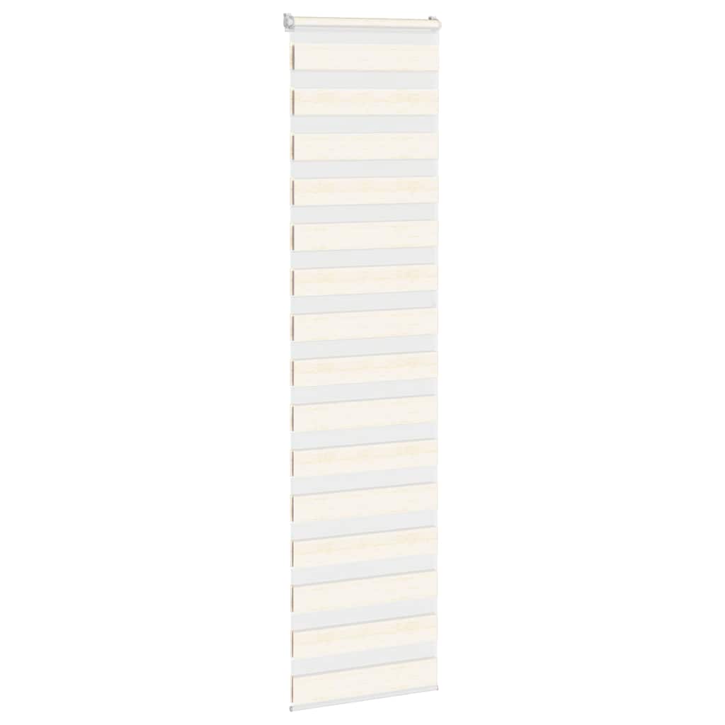 Zebra rolgordijn 65x230 cm stofbreedte 60,9 cm marmerbeige