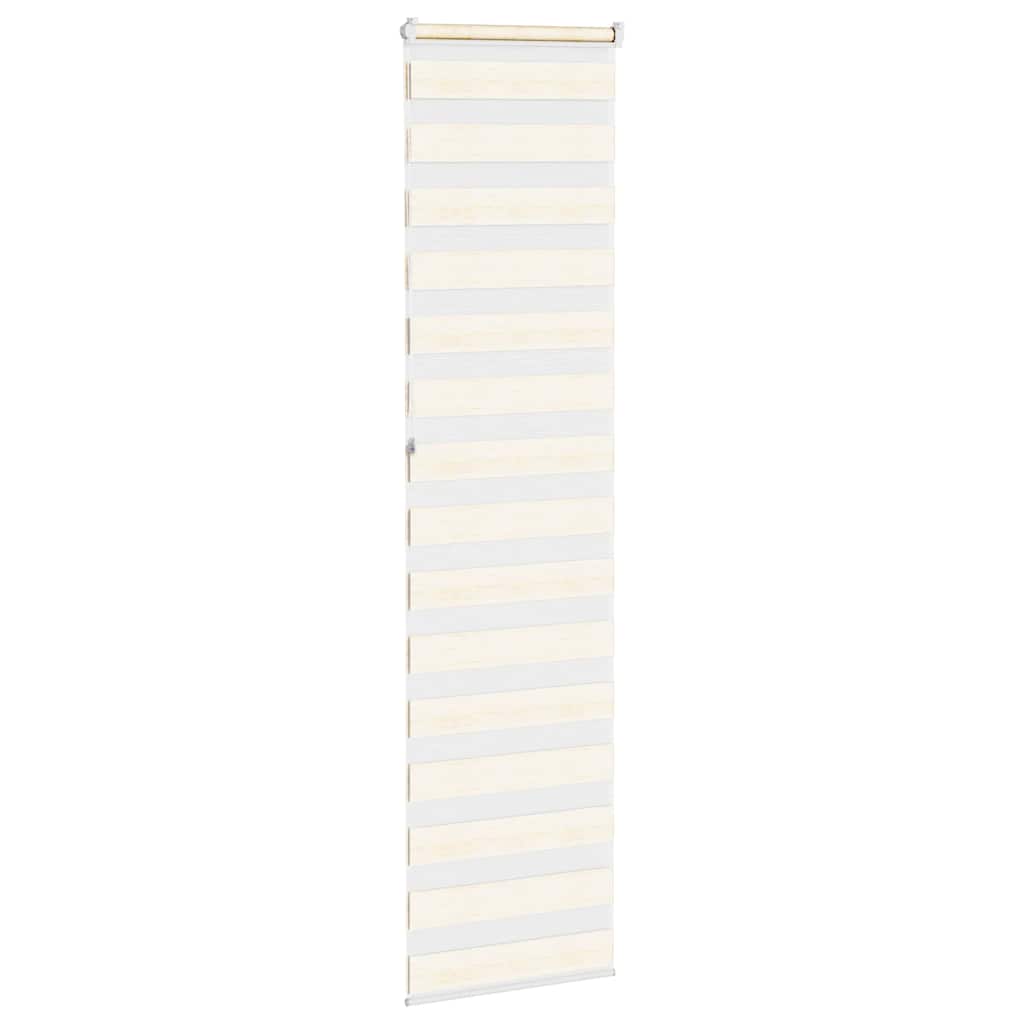 Zebra rolgordijn 65x230 cm stofbreedte 60,9 cm marmerbeige