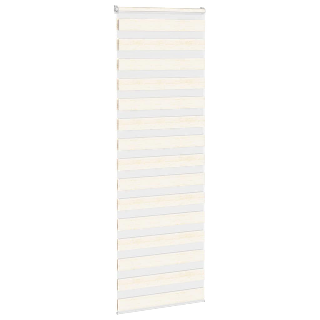 Zebra rolgordijn 85x230 cm stofbreedte 80,9 cm marmerbeige