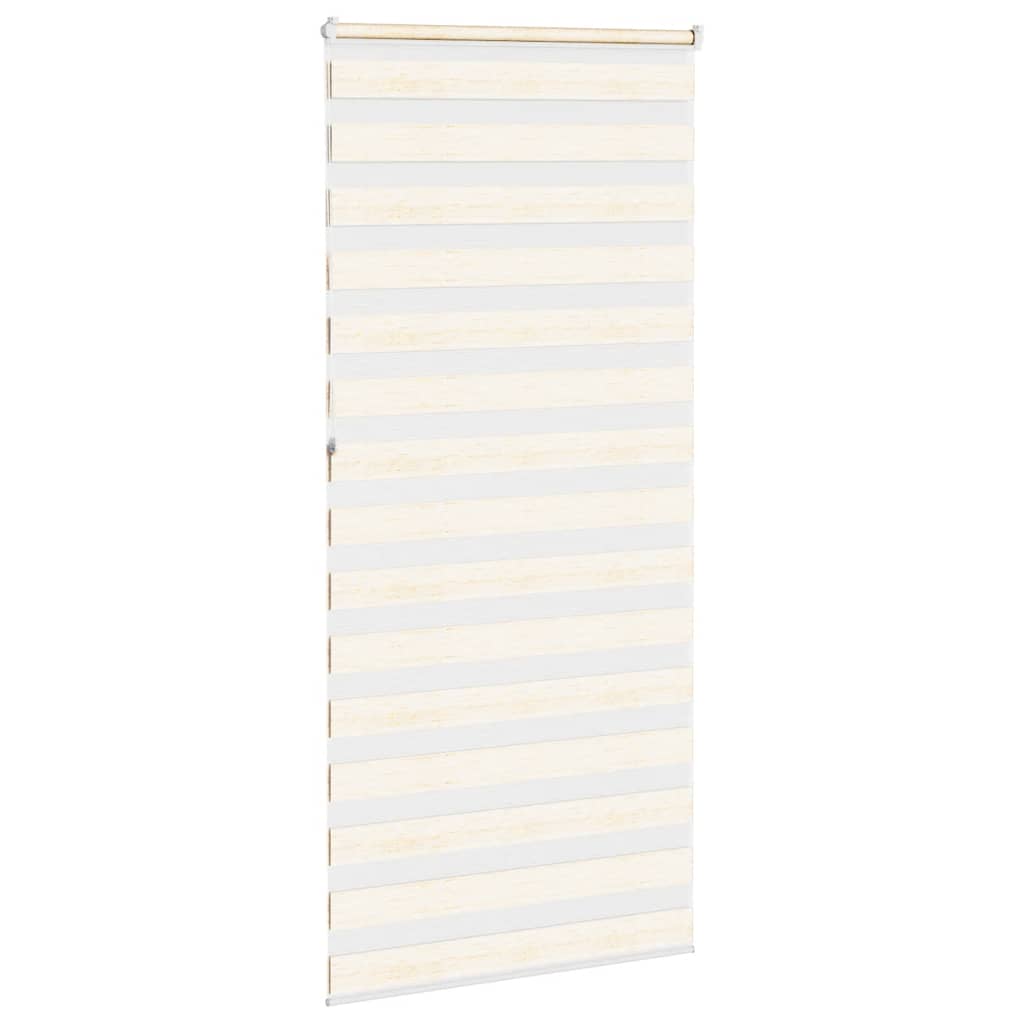 Zebra rolgordijn 95x230 cm stofbreedte 90,9 cm marmerbeige