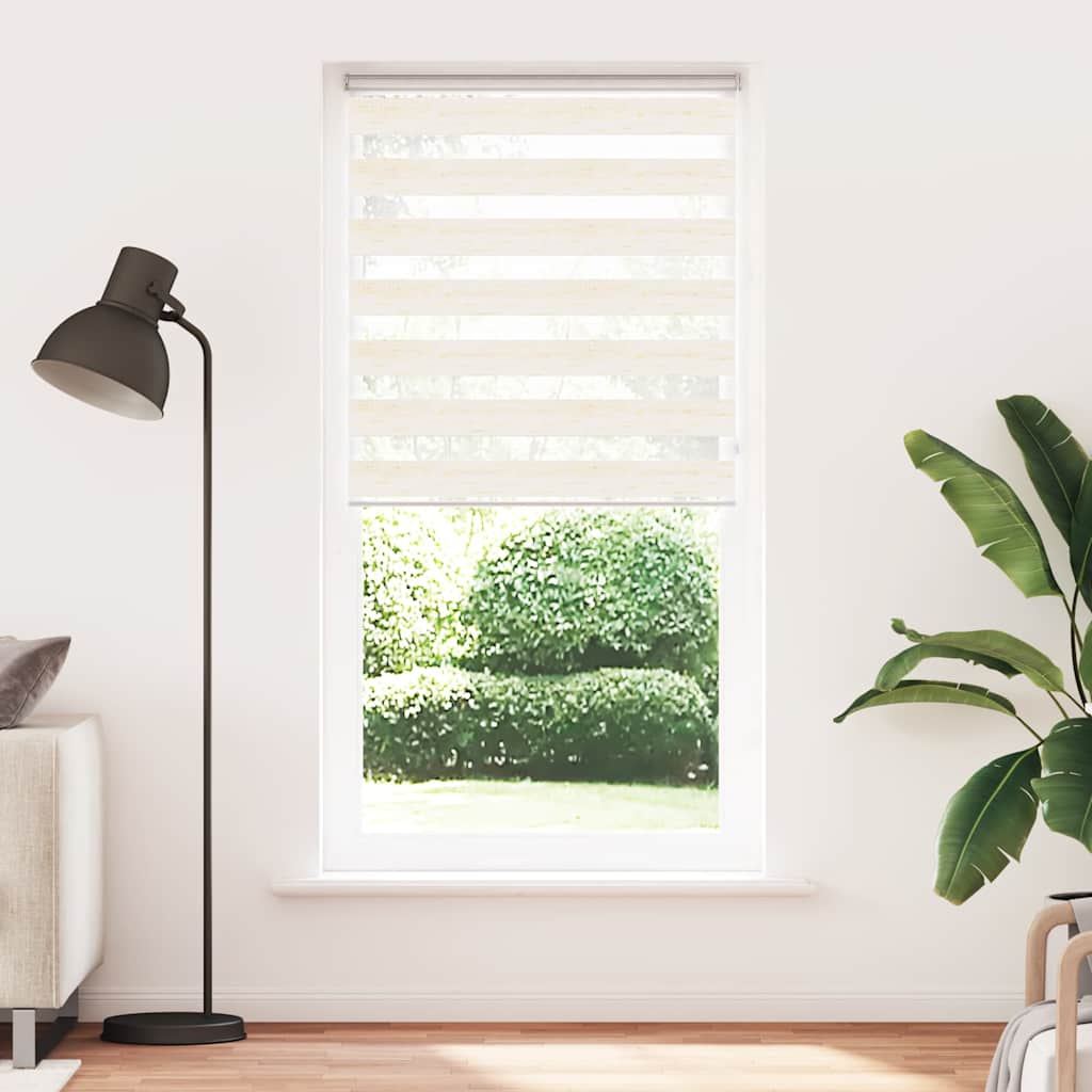 Zebra rolgordijn 115x230 cm stofbreedte 110,9 cm marmerbeige